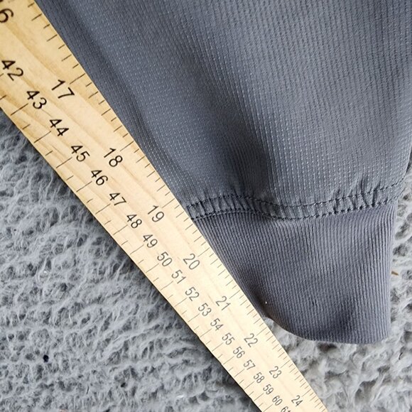 Under Armour Jacket Womens Large Gray Long Sleeve Full Zip Windbreaker *GUC* - Picture 8 of 10